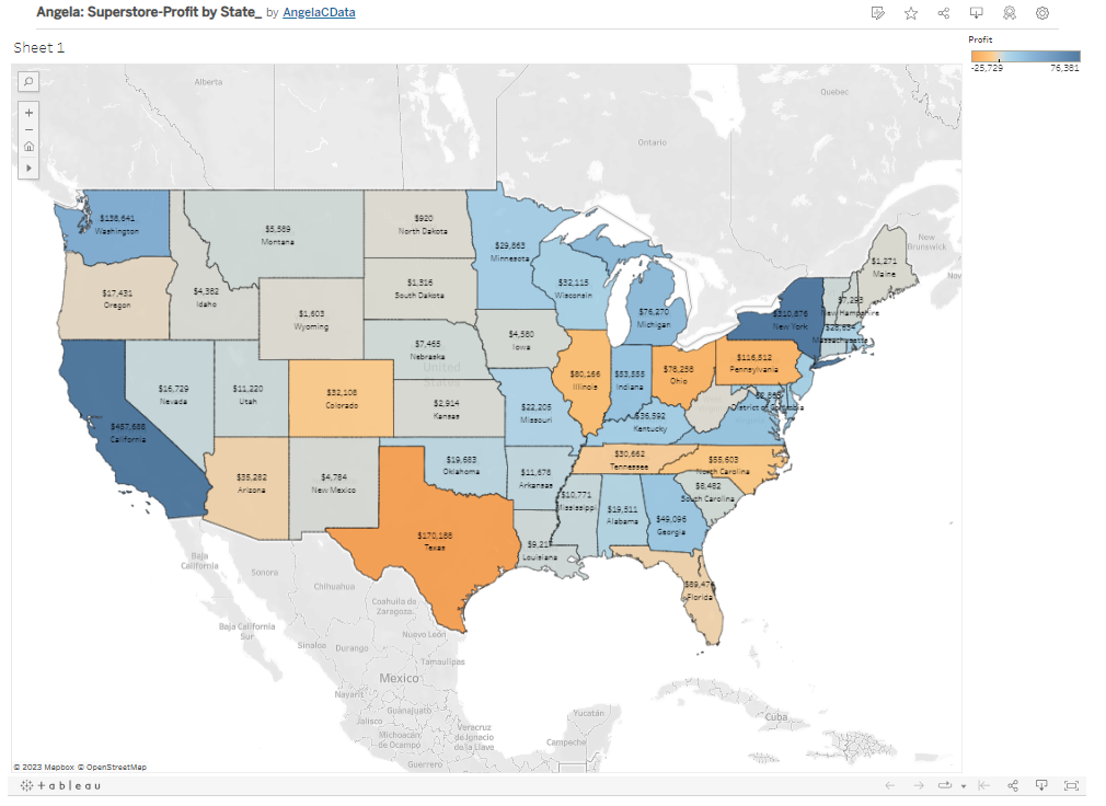 Superstore-Profit by State1